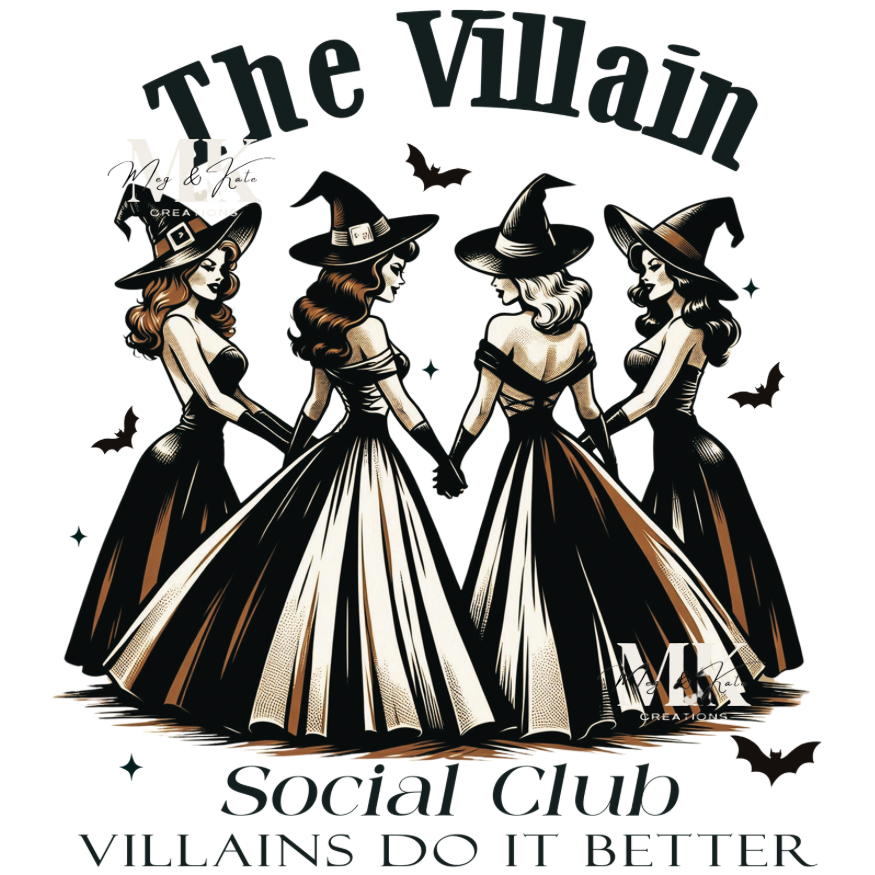 The Villain Social Club DTF TRANSFER