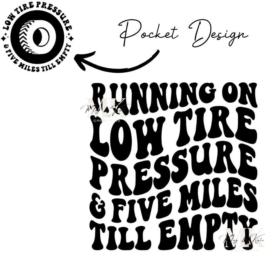 Low Tire Pressure DTF TRANSFER