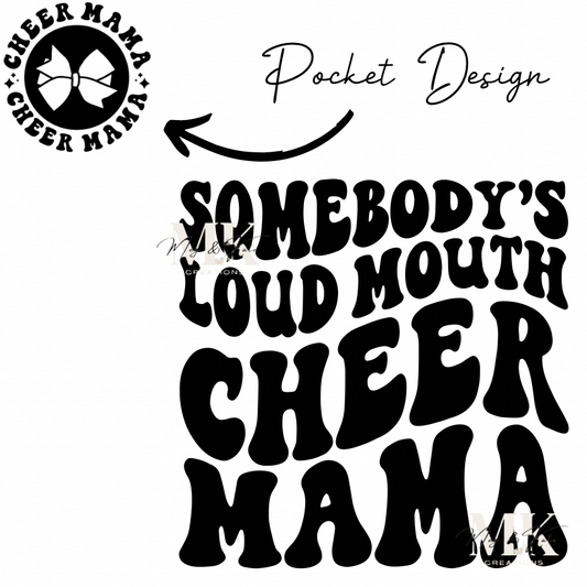 Loud Mouth Cheer Mama DTF TRANSFER