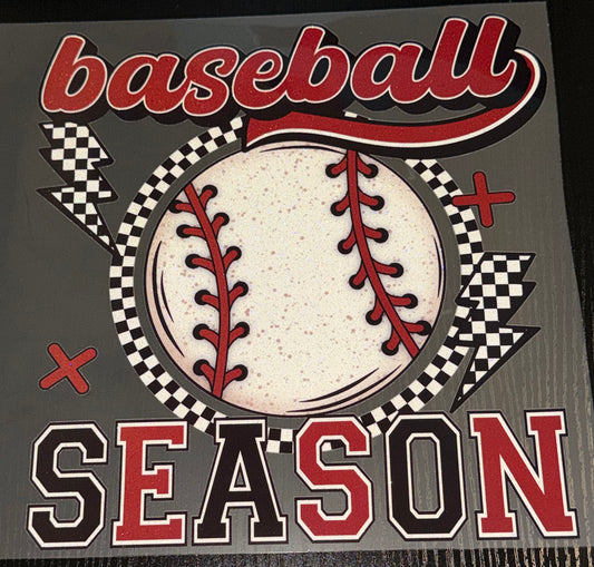 *PREORDER* Baseball Season Glitter Screen Print