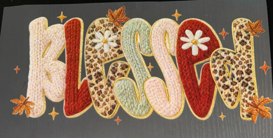*PREORDER* Blessed Yarn Glitter Screen Print