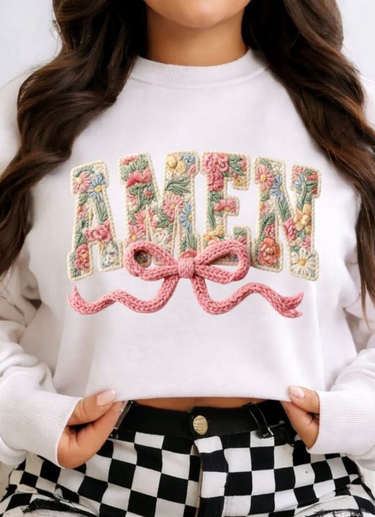 *PREORDER* Amen Glitter Screen Print