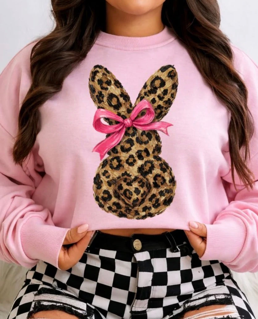 *PREORDER* Leopard Bunny Glitter Screen Print