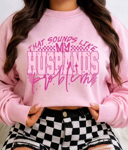 *PREORDER* My Husband's Problem Glitter Screen Print