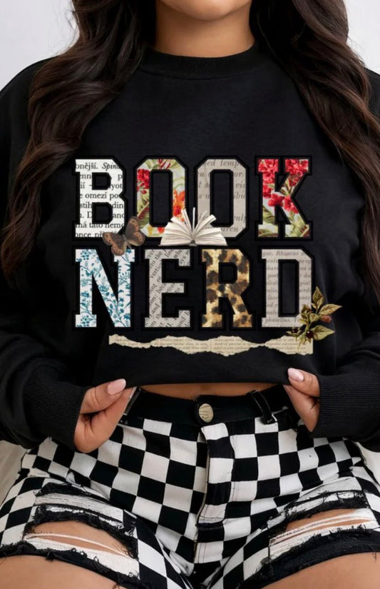 *PREORDER* Book Nerd Glitter Screen Print