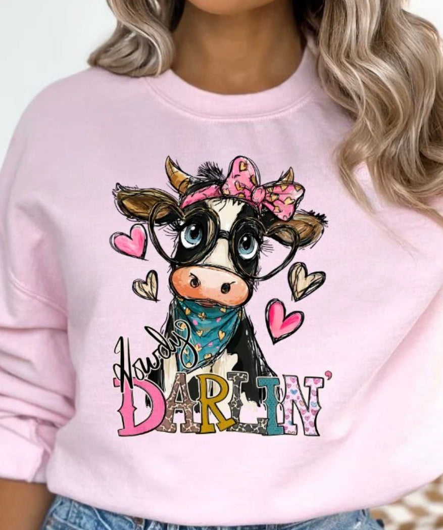 *PREORDER* Howdy Darlin Glitter Screen Print