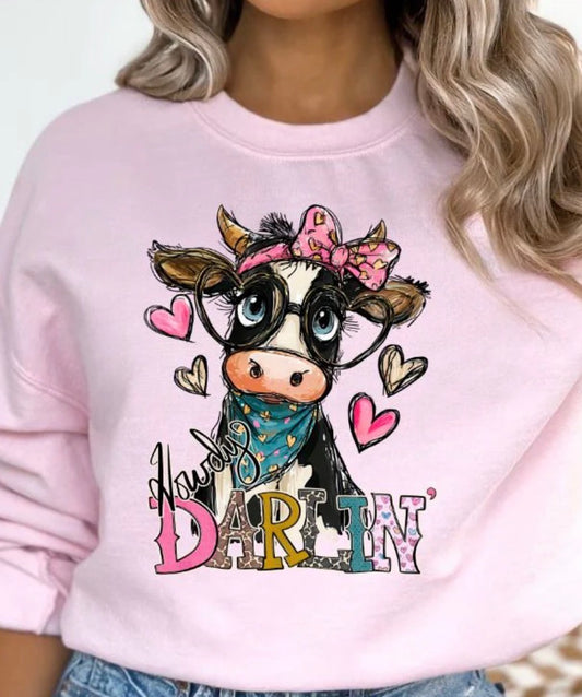*PREORDER* Howdy Darlin Glitter Screen Print