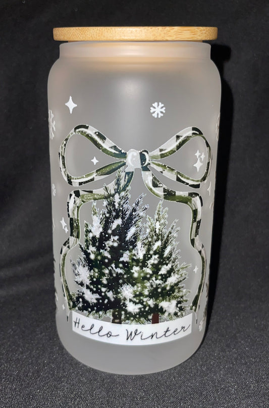 Hello Winter Libby Glass