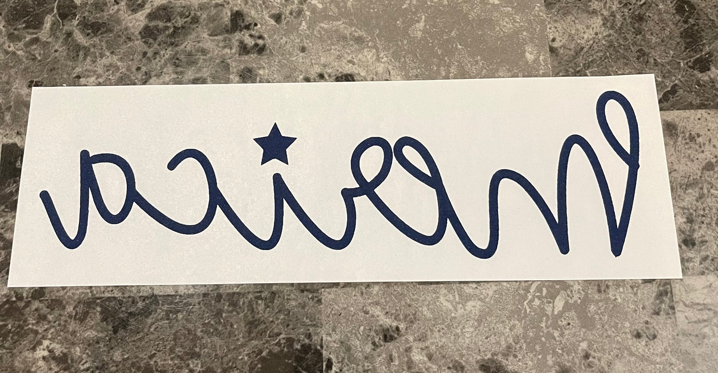 Navy Merica Screen Print