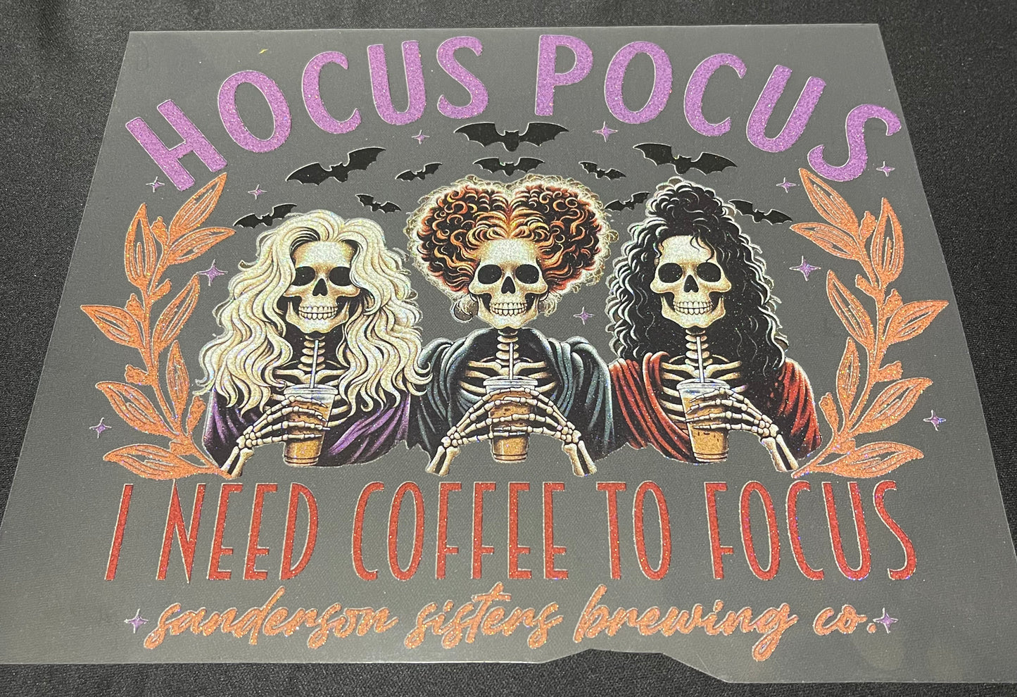 Hocus Pocus Glitter Screen Print