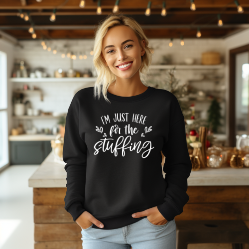Im Just Here for the Stuffing - White