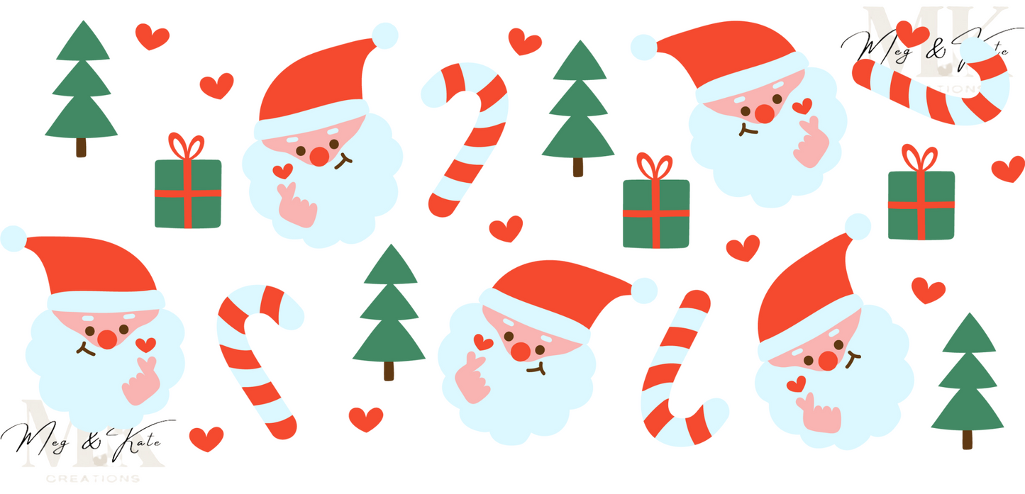 Santa UV DTF WRAP