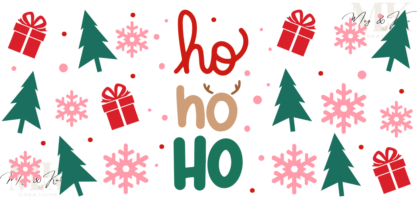 Ho Ho Ho UV DTF WRAP