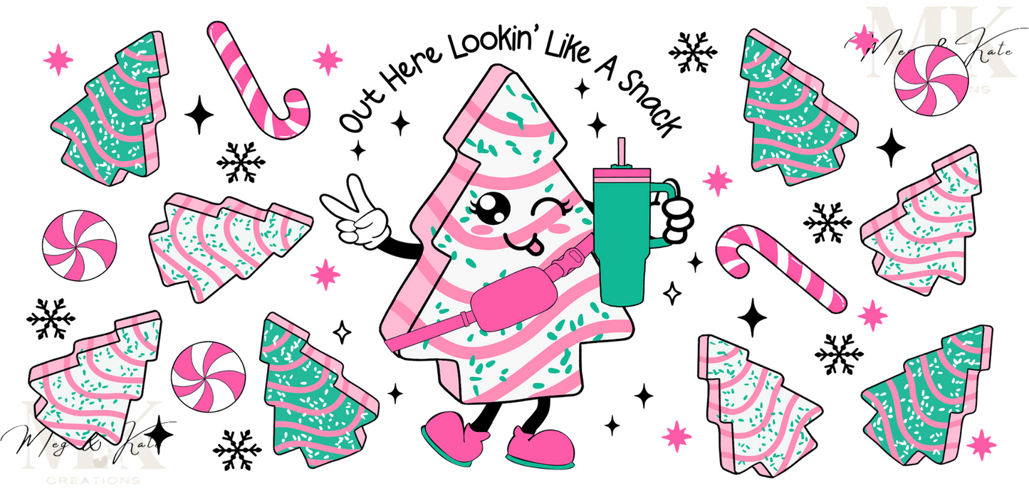 Pink Out Here Lookin Like a Snack UV DTF WRAP