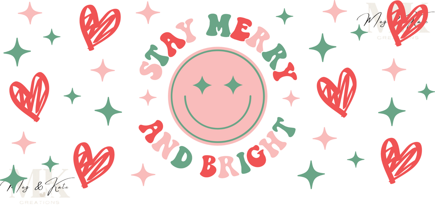 Stay Merry & Bright UV DTF WRAP