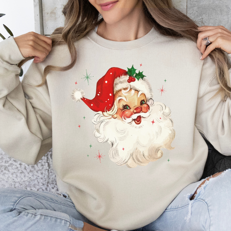 Vintage Santa Red