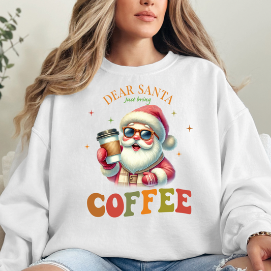 Santa bring coffee