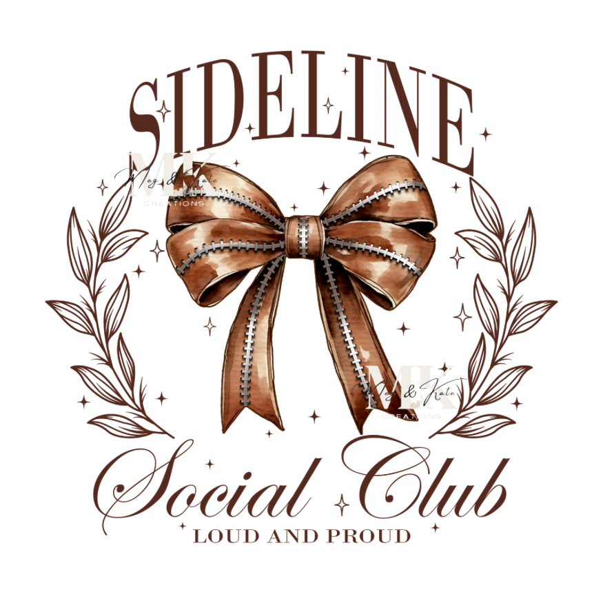 Sideline social club DTF TRANSFER