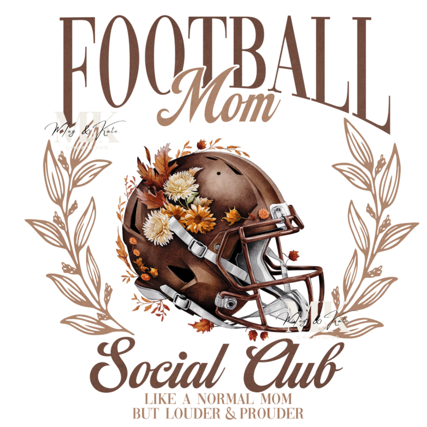 Football mom social club DTF TRANSFER