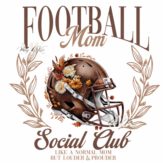 Football mom social club DTF TRANSFER