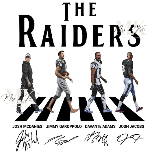 The Raiders Walking DTF TRANSFER